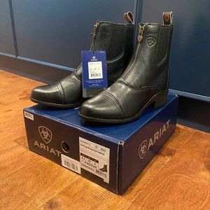 Ariat Women's Heritage Breeze Zip Paddock Boot Black Size 8.5 New with Tags